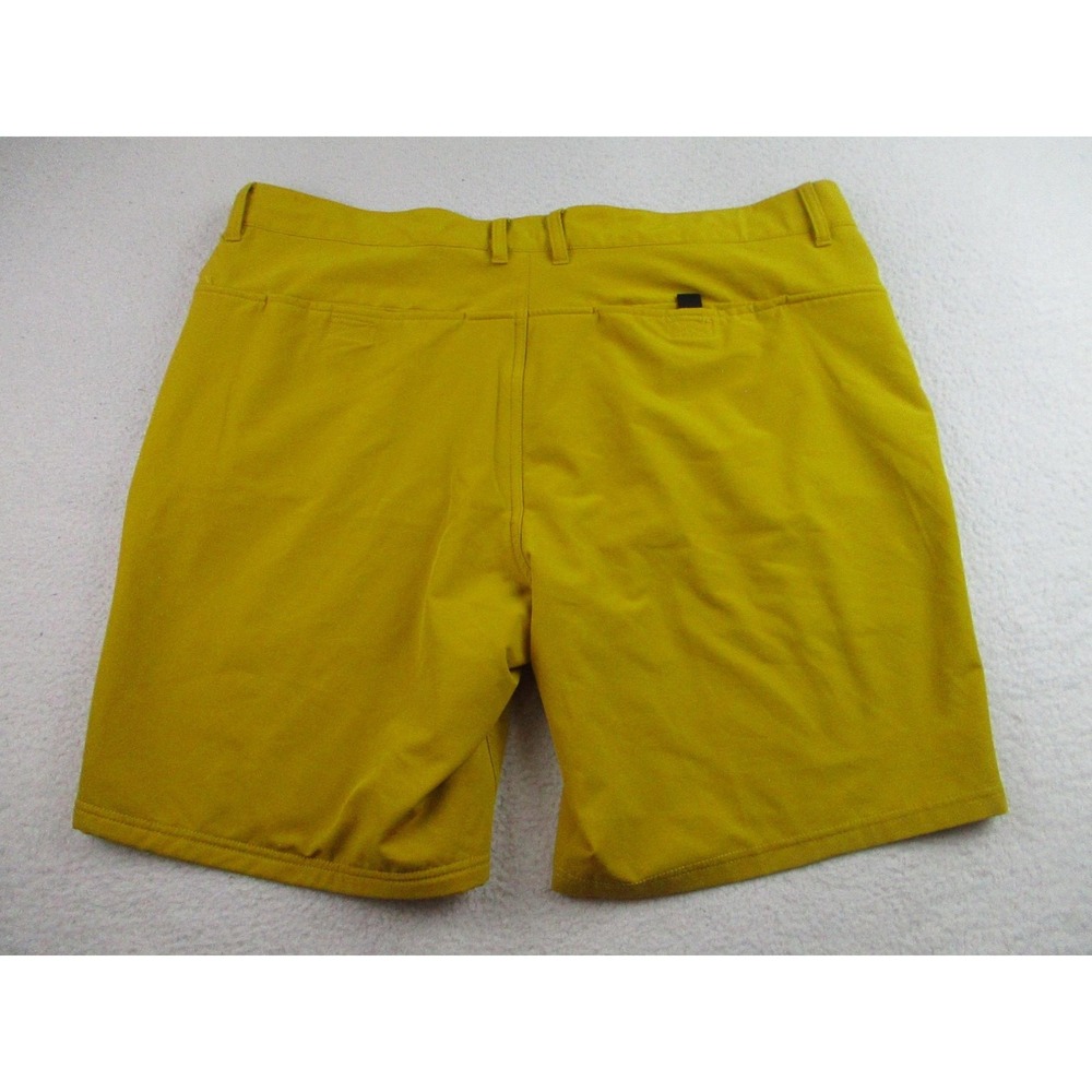 North Face Shorts Mens 40 Yellow Stretch Zip Pocket Quick Dry Outdoor‎ Hiking - Picture 11 of 11